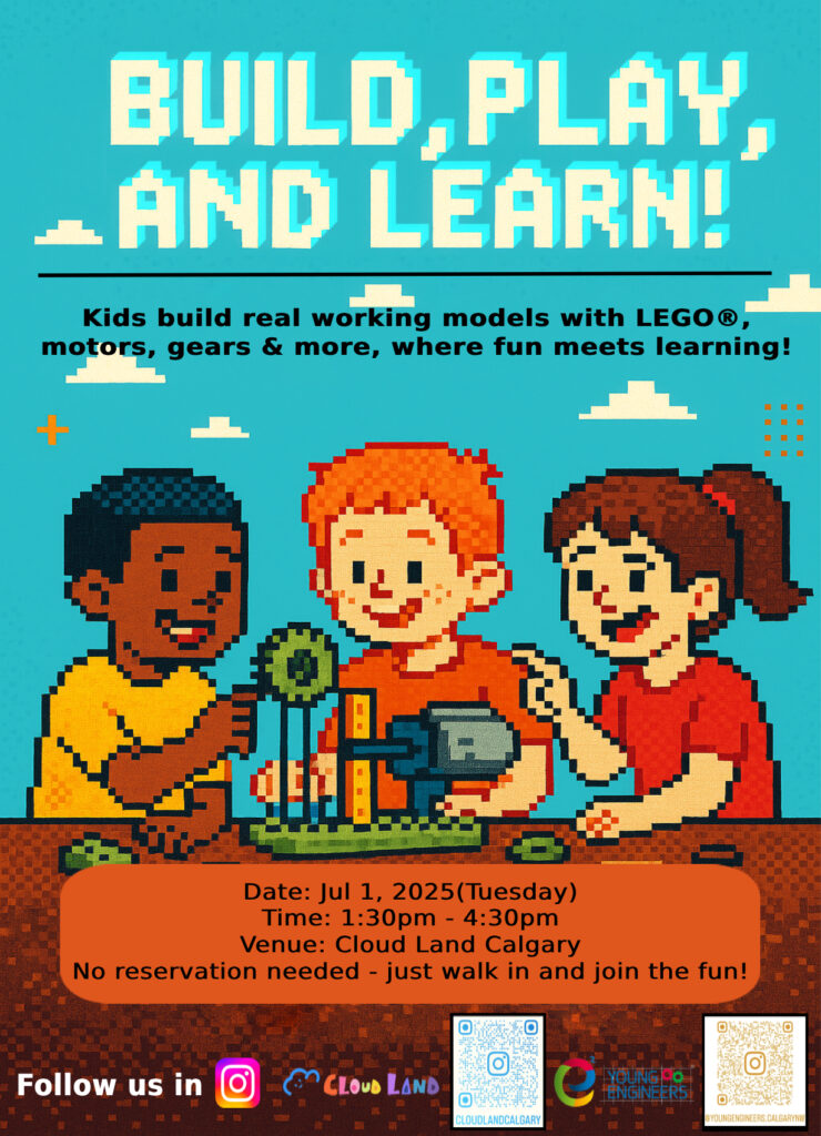 Past Cloud Land event- Young Engineers lego building