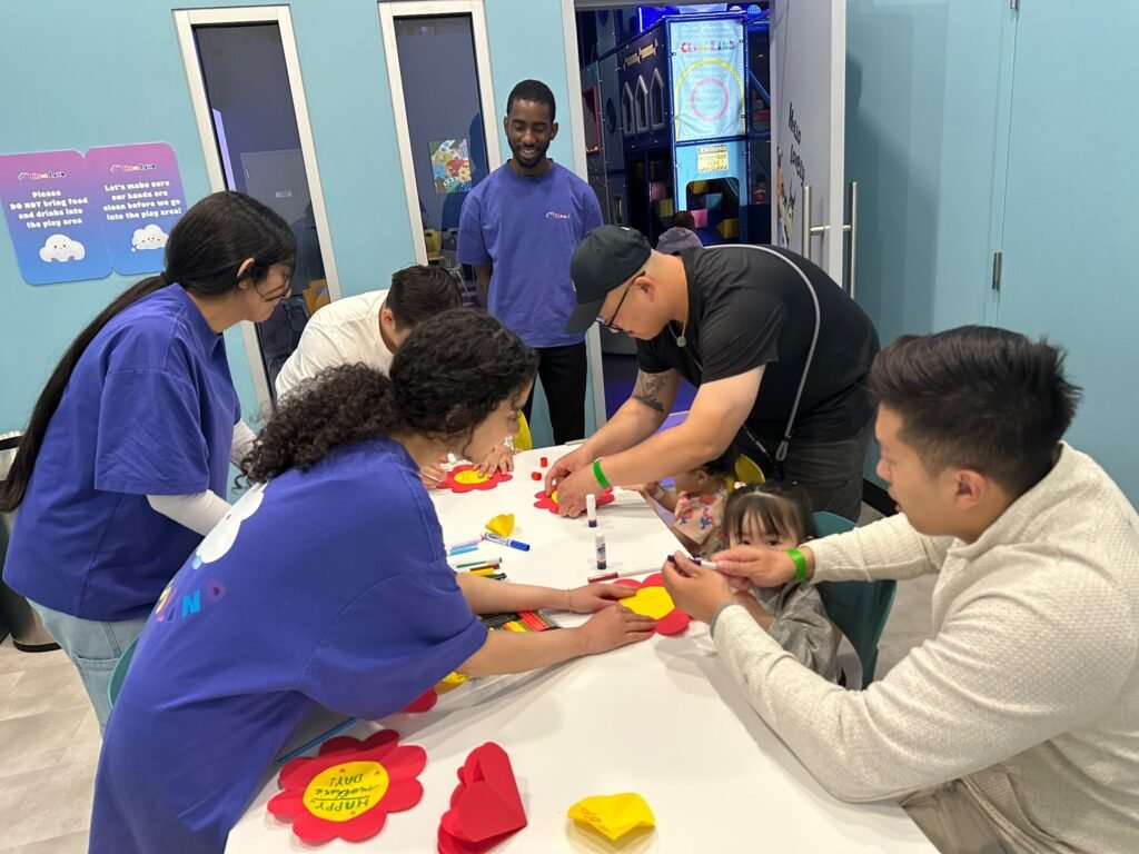 Kids Birthday Party Calgary | Indoor Playground Party at Cloud Land - Supportive Team