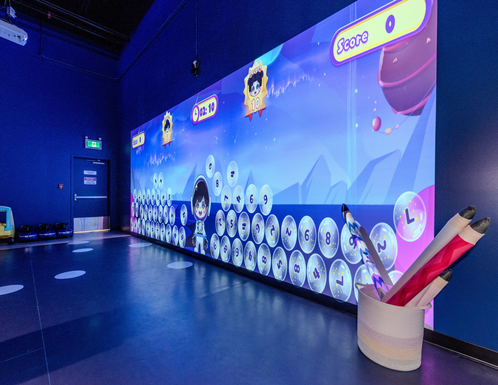 Cloud Land - Indoor Playground Calgary - Projection