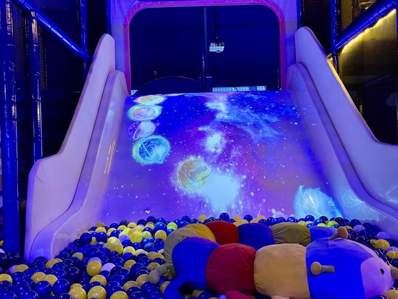 Indoor Playground Calgary - Interactive Projection - Cloud Slide