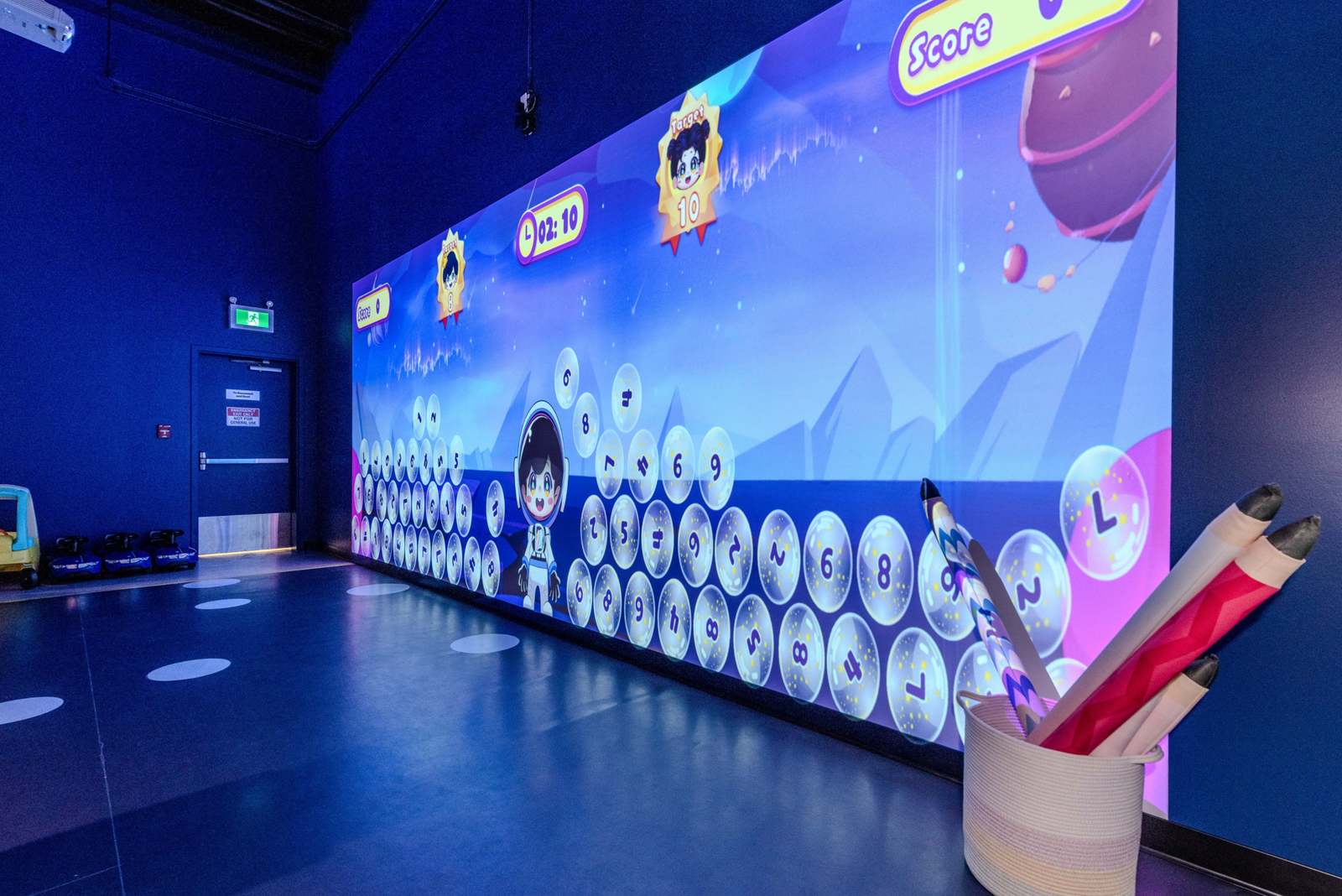 Cloud Land - Indoor Playground Calgary - Projection